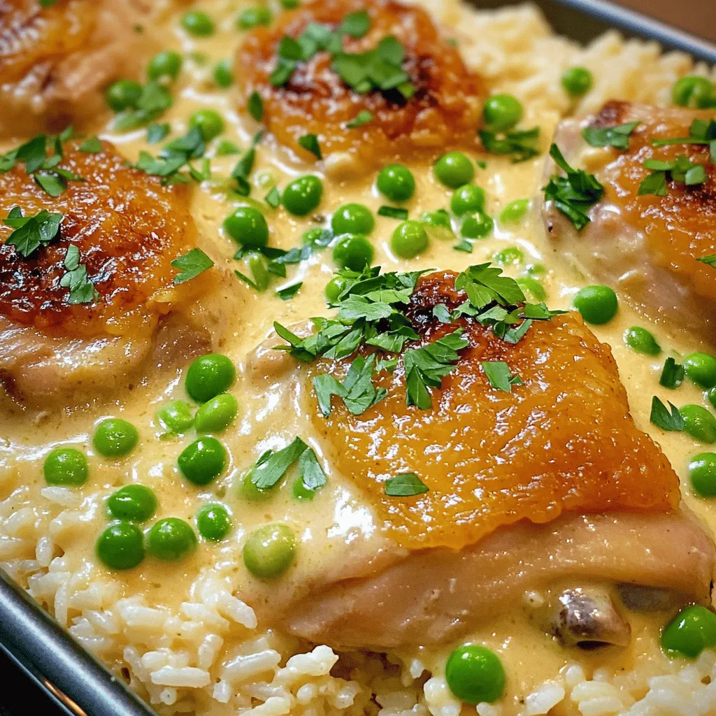 To make Creamy Smothered Chicken and Rice, you need simple, fresh ingredients. Each one adds flavor and makes the dish special. Here’s the list of ingredients you'll need: