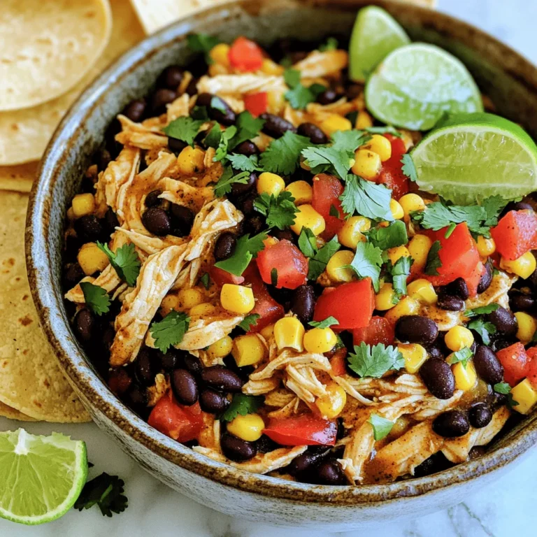 Here’s what you need for a tasty Crockpot Mexican Chicken: