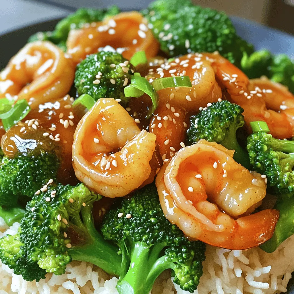 Honey Garlic Shrimp and Broccoli Tasty Dinner Recipe