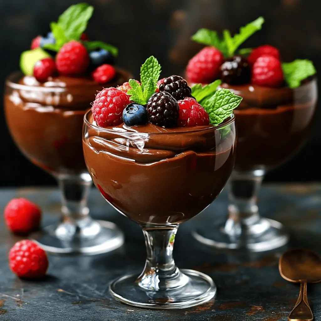Chocolate Avocado Mousse Rich and Creamy Delight