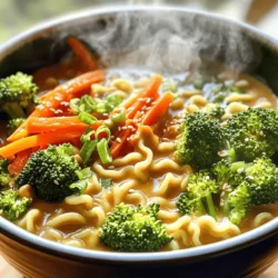 Spicy Peanut Butter Ramen Flavor-Packed Comfort Dish