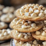 - 1 cup unsalted butter, softened - 1 cup brown sugar, packed - 1/2 cup granulated sugar - 2 large eggs - 2 teaspoons vanilla extract - 3 cups all-purpose flour - 1 teaspoon baking soda - 1/2 teaspoon salt - 2 cups white chocolate chips - 1 cup macadamia nuts, roughly chopped - Options for Butter: You can use coconut oil or margarine instead of butter. - Sugar Alternatives: Use coconut sugar or honey if you want a different flavor. - Nut Substitutes: If you dislike macadamia nuts, try walnuts or pecans for crunch. - Calories per Cookie: Each cookie has about 150 calories. - Fat, Carbs, and Protein Breakdown: Each cookie contains around 8g fat, 19g carbs, and 2g protein. These ingredients combine to create a rich and creamy cookie. Each bite gives a wonderful mix of sweet chocolate and crunchy nuts. You can mix and match ingredients based on what you have or prefer. Enjoy experimenting with your cookie creations! - Preheating the Oven Start by preheating your oven to 350°F (175°C). This helps ensure even baking. - Mixing Wet Ingredients In a large bowl, cream 1 cup of softened butter, 1 cup of brown sugar, and 1/2 cup of granulated sugar. Beat them together until light and fluffy, which takes about 3-4 minutes. Then, add 2 large eggs, one by one. Beat well after each egg. Finally, mix in 2 teaspoons of vanilla extract. - Combining Dry Ingredients In another bowl, whisk together 3 cups of all-purpose flour, 1 teaspoon of baking soda, and 1/2 teaspoon of salt. Slowly add this dry mix to the wet mixture. Stir until just combined. This step is key to avoiding tough cookies. - Forming Cookie Dough Balls Use a cookie scoop or tablespoons to drop rounded balls of dough onto the prepared baking sheets. Space them about 2 inches apart for even baking. - Baking Time and Temperature Bake your cookies in the preheated oven for 10-12 minutes. Look for lightly golden edges while centers remain soft. This balance gives you chewy cookies. - Cooling Instructions Once baked, remove the cookies from the oven. Let them cool on the baking sheets for about 5 minutes. This helps them set before moving them to a wire rack to cool completely. - Images for Each Step Visual aids can enhance your cooking experience. Consider taking pictures of each step to track your progress. - Tips for Best Results For the best cookies, ensure your butter is at room temperature. Avoid overmixing when combining wet and dry ingredients. This keeps your cookies light and airy. - Creaming Butter and Sugar Tips Start with softened butter. It mixes well with sugar. Cream them together until light. This takes about 3 to 4 minutes. The air you mix in makes the cookies fluffy. - Avoiding Overmixing Mix the dough just until combined. If you mix too much, cookies get tough. You want a smooth dough but not overworked. - How to Store Cookies Store cookies in an airtight container. This keeps them fresh longer. You can layer them with parchment paper to avoid sticking. - Keeping Cookies Soft Add a slice of bread in the container. The bread helps keep cookies moist. Change the bread slice every few days, if needed. - Pairing with Beverages Enjoy these cookies with milk or coffee. The sweetness of the white chocolate pairs well with both. You can also try them with tea for a nice twist. - Presentation Ideas Stack cookies on a tiered stand. This looks great for parties. You can also place them in a glass jar. Top with extra white chocolate chips for a fancy touch. {{image_2}} You can easily switch up the taste of these cookies! Here are some fun ideas: - Adding Different Nuts: Swap macadamia nuts for pecans, walnuts, or hazelnuts. Each nut brings a unique crunch and flavor. For a nutty twist, try a mix of nuts! - Incorporating Dried Fruit: Add dried cranberries or cherries for a sweet and tart bite. You can also use chopped dried apricots or figs. They add chewiness and extra flavor. You can make these cookies fit different diets. Here are some options: - Gluten-Free Adaptations: Use a gluten-free flour blend instead of all-purpose flour. This change keeps the cookies soft and delicious. Just make sure your chocolate chips are gluten-free too. - Vegan Alternatives: Replace butter with coconut oil or vegan butter. Use flax eggs instead of regular eggs. Mix one tablespoon of ground flaxseed with three tablespoons of water and let it sit. This will help bind the dough. Make these cookies special for any occasion with these fun ideas: - Holiday-Themed Ingredients: Add festive spices like cinnamon or nutmeg for a warm flavor. You can also try peppermint extract for a holiday touch. Use red and green sprinkles to make them look festive! - Creative Toppings for Occasions: Top cookies with a drizzle of dark chocolate or a sprinkle of sea salt. You can also add sprinkles for birthdays or special events. This small touch makes them even more fun! How to Fix Overly Dry Cookie Dough? If your cookie dough feels dry, add a bit of milk. Start with one tablespoon. Mix it in well. This small amount helps the dough come together. You can also try adding another egg. However, be careful not to make the dough too wet. You want it to stay thick and scoopable. Can I Freeze White Chocolate Macadamia Cookies? Yes, you can freeze these cookies! They freeze very well. Place the cookies in a single layer on a tray. After they freeze solid, move them to a freezer bag. This way, you can enjoy fresh cookies anytime. Just remember to let them cool completely before freezing. History and Popularity of the Cookies White chocolate macadamia cookies became popular in the 1990s. They stand out due to their creamy, sweet white chocolate and crunchy nuts. This cookie blends flavors from Hawaii, where macadamia nuts are grown. They quickly won hearts for their unique taste and chewy texture. Where to Find the Best Versions You can find great white chocolate macadamia cookies in many bakeries. Some coffee shops also serve them fresh. However, the best version often comes from your own kitchen. You can adjust the recipe to fit your taste. This makes baking fun and rewarding! Best Baking Sheets to Use Choose light-colored baking sheets for even baking. Dark sheets can cause burning. Also, use parchment paper for easy cleanup. It helps cookies bake more evenly and prevents sticking. If you have silicone mats, those work well too. How to Ensure Even Baking To ensure even baking, rotate your baking sheets halfway through. This helps all cookies bake uniformly. Avoid crowding the baking sheets; space them out! Give each cookie room to grow. This makes for a perfect batch every time. When baking white chocolate macadamia cookies, the butter is key. I recommend using high-quality unsalted butter. Here are some top brands: - KerryGold: This Irish butter has a rich flavor. It adds creaminess to your cookies. - Challenge Butter: Known for its fresh taste, this brand works well in baking. - Land O'Lakes: This brand offers consistent quality, making it a reliable choice. Using unsalted butter allows you to control the salt in your recipe. Always choose butter that is soft, but not melted. Choosing the right white chocolate chips makes a big difference. They should be sweet and creamy. Here are some brands I like: - Ghirardelli: Their chips have a smooth texture and rich flavor. They melt beautifully. - Guittard: This brand offers a more gourmet option. Their chips have a good balance of sweetness. - Nestlé Toll House: A classic choice that is easy to find. They work well in cookies. Try to avoid chips labeled as "baking morsels." They often contain less cocoa butter, which affects flavor. Macadamia nuts are the star in these cookies. Look for fresh nuts to enhance the taste. Here’s how to choose the best: - Buy Roasted Nuts: Roasted nuts have a deeper flavor. They also add a nice crunch. - Check for Freshness: Ensure they are not stale or soft. Fresh nuts should be firm and crunchy. - Purchase from Reputable Stores: Look for brands like Blue Diamond or Planters. They offer quality nuts. You can also find macadamia nuts at local farmers' markets. They often have fresher options. This blog post covers every aspect of making white chocolate macadamia cookies. We explored ingredients, from butter to nuts, plus swaps for different diets. I provided step-by-step instructions for easy baking and tips to enhance flavor and texture. Don’t forget about storage, serving ideas, and variations for fun twists. Baking cookies can be simple and rewarding, so don’t hesitate to try these recipes. Enjoy your baking journey and savor the sweet results!