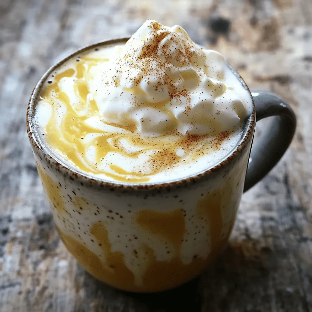To make a Hot Buttered Rum Mocktail Latte, gather these simple ingredients: - 1 cup unsweetened almond milk (or any milk of your choice) - 2 tablespoons unsalted butter, softened - 2 tablespoons brown sugar (or to taste) - 1/2 teaspoon vanilla extract - 1/2 teaspoon ground cinnamon - 1/4 teaspoon ground nutmeg - 1/2 cup brewed strong coffee (or decaf if preferred) - Whipped cream (for topping) - Extra cinnamon and nutmeg (for garnish) These ingredients work together to create a creamy and rich drink. Unsweetened almond milk keeps it light, while butter adds a wonderful richness. Brown sugar gives the drink sweetness, and vanilla extract brings warmth. Ground cinnamon and nutmeg add spice and depth. If you want to adjust the flavor, you can swap almond milk for oat or soy milk. The butter provides a smooth texture, but you can use coconut oil as a dairy-free option. This drink is perfect for cold days. The strong coffee wakes you up, while the creamy mixture makes it feel like a treat. The whipped cream on top adds even more indulgence. Start by pouring 1 cup of unsweetened almond milk into a small saucepan. Heat it over medium heat. Keep an eye on it until it steams, but do not let it boil. This should take about three to four minutes. The warm milk makes the drink cozy and creamy. While the almond milk heats up, grab a mixing bowl. Add 2 tablespoons of softened unsalted butter, 2 tablespoons of brown sugar, and 1/2 teaspoon of vanilla extract. Next, sprinkle in 1/2 teaspoon of ground cinnamon and 1/4 teaspoon of ground nutmeg. Use a fork or whisk to blend it all together. Mix until the mixture is smooth and creamy. This will add richness to your drink. Once your almond milk is hot, remove it from the heat. Carefully whisk in the butter mixture. Make sure to stir well until everything is fully combined. This will create a frothy, buttery milk that is the heart of your latte. Now, brew 1/2 cup of strong coffee in your favorite way. You can use a coffee maker, French press, or any method you prefer. If you want a caffeine-free option, use decaf coffee instead. The strong coffee balances the sweetness of the milk. In a heat-resistant mug, pour in the brewed coffee. Then, carefully add the buttery almond milk blend. Stir it well to mix everything together. You should see a lovely swirl of colors, and the drink will smell amazing. To finish, add a generous dollop of whipped cream on top. Then, sprinkle some extra cinnamon and nutmeg for a beautiful touch. This not only looks nice but also adds more flavor. Your Hot Buttered Rum Mocktail Latte is now ready to enjoy! You can control how sweet your drink is. Start with two tablespoons of brown sugar. Taste it after mixing. If you want it sweeter, add more sugar, one teaspoon at a time. This way, you get your perfect level of sweetness. To make sure your drink is creamy, use softened butter. Blend the butter with the sugar and spices until smooth. When you add this to the warm almond milk, it will mix well. If the milk is too hot, it might curdle. Keep it steaming, not boiling. Unsweetened almond milk works great, but you can use other milks too. Coconut milk adds a tropical twist. Oat milk is thicker and creamier. Use your favorite milk to make this drink perfect for you. Use strong brewed coffee for the best flavor. Dark roasts give a bold taste that pairs well with butter and spices. If you prefer decaf, that works too! The coffee adds depth to your mocktail latte. {{image_2}} You can easily make this drink dairy-free. Use any plant-based milk you like. Almond milk works well, but oat milk or coconut milk are great choices too. These options give a creamy texture without dairy. The flavor stays rich and tasty, just like the original. Want to spice things up? Add chocolate or caramel for a sweet twist. A scoop of chocolate syrup blends well with the buttery mix. You can also swirl in some caramel sauce for a sticky, sweet finish. Both choices add a new layer of flavor that makes the drink even more indulgent. Change it up with seasonal flavors! In fall, try pumpkin spice. Just add a teaspoon of pumpkin puree and a dash of pumpkin spice. For winter, peppermint is a fun choice. Mix in a few drops of peppermint extract for a refreshing kick. These variations make the drink perfect for any time of year. To store any leftovers, pour the drink into a clean jar. Seal it tightly and keep it in the fridge. This drink tastes best fresh, but you can store it for up to two days. When you want to enjoy your drink again, pour it into a saucepan. Heat it gently on low until warm. Stir well to mix everything again. Avoid boiling it, as this can change the texture. - Unsweetened almond milk: Check the date on the carton. Typically, it lasts about 7-10 days after opening. - Unsalted butter: It can stay fresh in the fridge for about a month. - Brown sugar: Store it in a cool, dry place. It lasts for months if kept sealed. - Vanilla extract: This can last indefinitely if stored in a cool, dark place. - Ground spices (cinnamon and nutmeg): They stay fresh for about 6 months if stored correctly. - Brewed coffee: Best used fresh, but can last in the fridge for up to 3 days. A hot buttered rum mocktail latte is a cozy drink. It combines warm almond milk, butter, and coffee. You get a rich taste with spices like cinnamon and nutmeg. This drink feels festive and indulgent. It is perfect for chilly days, offering comfort without alcohol. You can prepare some parts ahead of time. Mix the butter, sugar, and spices in advance. Store this mixture in the fridge. When you’re ready, just heat the almond milk and brew the coffee. Then, combine everything for a quick treat. If you want to change the milk, try oat milk or soy milk. Both options work well and keep the drink creamy. You can also use whole milk for a richer taste. Just pick what you enjoy the most! Yes, this drink is great for kids! It has no alcohol and includes yummy flavors. The spices make it fun and festive. Just control the sugar amount to keep it healthy. Kids will love the whipped cream topping, too. To make the drink vegan, use plant-based butter instead of regular butter. Make sure to use almond milk or any other vegan milk. This way, you keep all the flavors while sticking to a vegan diet. Enjoy your creamy, vegan hot buttered rum mocktail latte! This blog post guided you through creating a delicious hot buttered rum mocktail latte. We covered each step, from heating almond milk to serving garnished drinks. You learned about ingredient choices, tips for creamy texture, and ways to customize flavors. Remember, variations can make it seasonal or align with your taste. Whether for yourself or a family treat, this drink is fun to make and enjoy. Get creative and share your unique twist on this recipe!