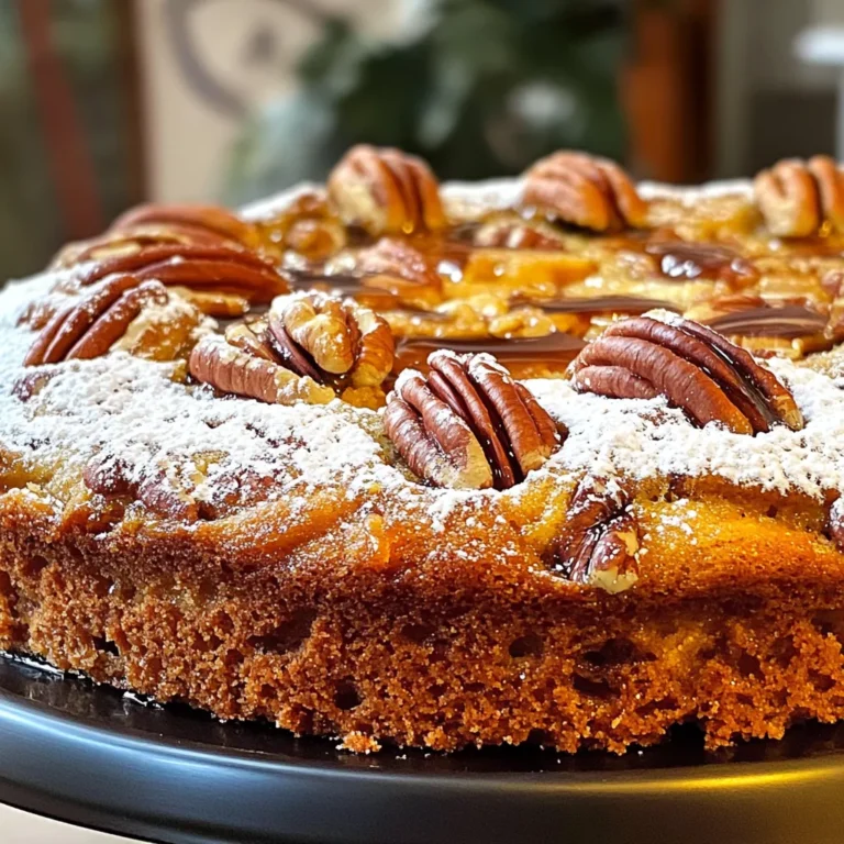 - 2 cups all-purpose flour - 1 cup brown sugar, packed - 1/2 cup unsalted butter, softened - 1 cup maple syrup - 3 large eggs - 1 teaspoon vanilla extract - 1 teaspoon baking powder - 1/2 teaspoon baking soda - 1/4 teaspoon salt - 1 cup chopped pecans - 1 teaspoon ground cinnamon Properly measuring dry ingredients To get the best results, you need to measure flour correctly. Use a spoon to fluff up the flour in the bag. Then, spoon it into a measuring cup. Avoid packing it down. Level off the top with a straight edge. Differences between packed and loose brown sugar Packed brown sugar means you press it down into the measuring cup. This makes it denser. Loose brown sugar is not pressed. For this recipe, you want packed brown sugar. It adds moisture and sweetness to your cake. First, preheat your oven to 350°F (175°C). This step is key for even baking. While the oven heats, grease a 9x13-inch baking pan. You can use butter or cooking spray for this. Next, sprinkle a little flour in the pan and shake it around. This helps the cake release easily later. In a large bowl, cream together the softened butter and brown sugar. Mix until it feels light and fluffy. This might take a few minutes. Next, add the eggs one at a time, mixing well after each one. Then, pour in the maple syrup and vanilla extract. Stir until everything is smooth. In another bowl, whisk together the flour, baking powder, baking soda, salt, and ground cinnamon. This ensures the dry ingredients mix well. Slowly add this mixture to the wet batter. Stir gently until just combined; do not overmix. Finally, fold in the chopped pecans. Pour the batter into your prepared pan, spreading it evenly. Bake for 30-35 minutes. To check if it's done, insert a toothpick into the center. If it comes out clean, the cake is ready. To keep your cake moist, use fresh ingredients. Ensure your butter is soft, but not melted. Mixing in the eggs one at a time helps, too. Always check your oven temperature. An oven thermometer can help find any hot spots. To avoid overmixing the batter, mix just until combined. Lumps are okay, as they bake out. When you fold in the pecans, do it gently. This keeps the cake light and fluffy. Dust the cooled cake with powdered sugar for a lovely finish. It adds a sweet touch. Drizzling maple syrup on top enhances the flavor. Use a spoon to create a beautiful pattern. Garnishing with fresh pecans adds crunch and a nice look. Place them on top or around the cake. They make it feel special and inviting. This cake pairs best with coffee. A strong brew or a latte complements the maple flavor. You can also try it with chai tea for a warm twist. Serve this cake at brunches or casual gatherings. It fits perfectly for a cozy family breakfast. It’s also great for dessert after dinner. Everyone loves a sweet treat! {{image_2}} You can switch out pecans for other nuts. Walnuts work well and add a rich taste. Almonds also add a nice crunch. Both options change the flavor a bit. Feel free to mix nuts, too. This makes the cake even more interesting. Adding spices can elevate your cake. Nutmeg gives a warm flavor that pairs well with maple. Ginger adds a nice zing and freshness. You can start with a half teaspoon of each. Adjust to your taste. These spices bring new life to the classic recipe. For a healthier twist, try whole wheat flour. It adds fiber and nutrients. Coconut sugar is another choice. It brings a caramel-like sweetness and lowers the glycemic index. Both of these swaps keep your cake tasty and nutritious. Enjoy your delicious creation without any guilt! To keep your maple pecan coffee cake fresh, wrap it tightly in plastic wrap. You can also use an airtight container. This helps keep moisture in and air out. Store it at room temperature for up to three days. If you want to keep it longer, refrigerate it for up to a week. To freeze leftover cake, first let it cool completely. Then, slice the cake into pieces. Wrap each piece in plastic wrap, then in aluminum foil. This prevents freezer burn. You can freeze the cake for up to three months. When you're ready to eat it, take out a piece and thaw it in the fridge overnight. Serve it at room temperature or warm it up for a cozy treat. The maple pecan coffee cake lasts about 3 to 5 days at room temperature. Keep it in an airtight container. If you store it in the fridge, it can last up to a week. Just make sure to wrap it well to keep it moist. Yes, you can make this cake a day before you need it. Bake it, let it cool, and then wrap it tightly in plastic wrap. Store it in the fridge. This helps the flavors blend nicely. When you're ready to serve, you can dust it with powdered sugar. If you need a substitute for maple syrup, you have a few options. Honey works well, but it will change the flavor. Agave nectar is sweeter and also a good choice. For a vegan option, you can use brown rice syrup. Each option may slightly alter the taste, but they will still give you a sweet cake. This blog post covered everything you need for a tasty maple pecan coffee cake. We listed the key ingredients and shared tips for measuring and baking. I gave steps for making the batter and baking the cake, along with ways to present and serve it beautifully. Try different nuts and flavors to find your favorite twist. Store it right to keep it fresh, or freeze it for later. With these pointers, you're ready to bake a cake that impresses every time. Enjoy the delicious results!