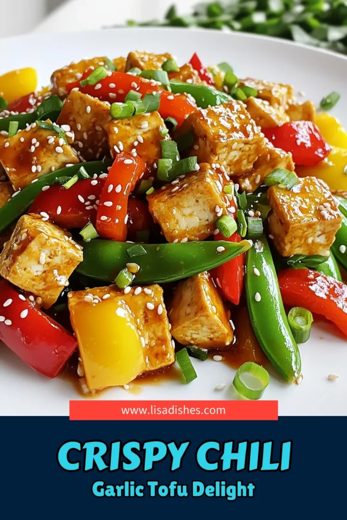 Elevate your weeknight meals with this delicious chili garlic tofu stir fry! Packed with crispy tofu, vibrant veggies, and a mouthwatering sauce, this dish is quick to make and bursting with flavor. Perfect for a healthy dinner or meal prep, you won't want to miss out! Click through for the full recipe and discover how to whip up this spicy delight. #ChiliGarlicTofu #TofuRecipes #HealthyEating #StirFryRecipes
