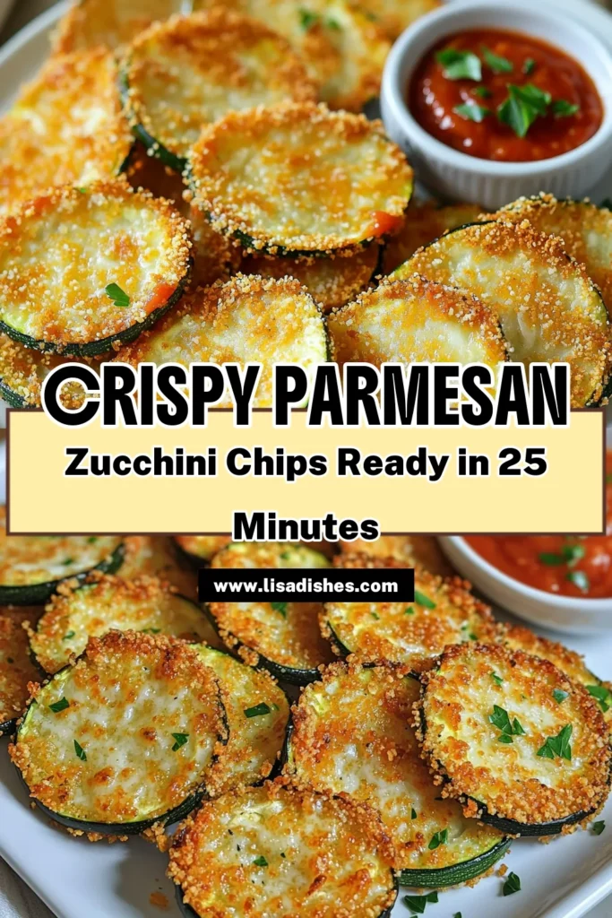 Indulge in delicious guilt-free snacking with these Crispy Air Fryer Parmesan Zucchini Chips! These easy-to-make chips are coated in a flavorful Parmesan and breadcrumb mix, perfectly seasoned to satisfy your cravings. With just a few ingredients and simple steps, you can enjoy a crispy treat in no time. Ready to make your new favorite snack? Click to explore the full recipe today! #AirFryerRecipes #HealthySnacks #ZucchiniChips #VegetarianRecipes