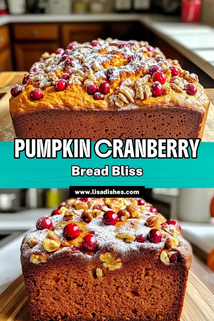 Indulge in the fall flavors with our Pumpkin Cranberry Delight Bread! This easy recipe combines rich pumpkin puree and tart cranberries for a moist, delicious loaf that everyone will love. Perfect for cozy gatherings or as a sweet snack, this bread is sure to impress. Ready in just over an hour, it’s a delightful treat for any occasion. Click to explore the full recipe and bring a slice of autumn to your table today!