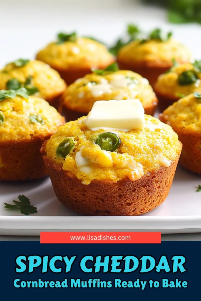 Savor the deliciousness of Savory Cheddar Jalapeño Cornbread Muffins with this easy recipe! Bursting with flavor, these muffins are perfect for any occasion, savory and slightly spicy, leaving your taste buds wanting more. Get the full recipe and step-by-step instructions to create these mouthwatering treats that will impress your family and friends. Don’t miss out—click through now! #CornbreadMuffins #CheddarRecipes #SpicyMuffins #BakingInspiration