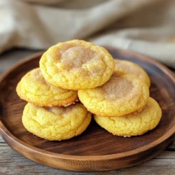 To make these delicious pumpkin spice snickerdoodle cookies, gather the following: - 1 cup unsalted butter, softened - 1 cup granulated sugar - 1/2 cup brown sugar, packed - 1/2 cup pumpkin puree - 1 large egg - 1 teaspoon vanilla extract - 3 cups all-purpose flour - 1 teaspoon baking soda - 1/2 teaspoon baking powder - 2 teaspoons ground cinnamon - 1 teaspoon pumpkin pie spice - 1/4 teaspoon salt - 1/2 cup granulated sugar (for rolling) - 1 tablespoon cinnamon (for rolling) Each ingredient plays a key role in flavor and texture: - Use 1 cup of unsalted butter. This gives a rich taste without added salt. - Granulated sugar and brown sugar both add sweetness. Brown sugar adds moisture. - Pumpkin puree is key for flavor and moisture. It also gives a lovely color. - The egg helps bind the dough and gives it structure. - Vanilla extract adds warmth to the cookies. - All-purpose flour is the base for the dough. - Baking soda and baking powder help the cookies rise. - Ground cinnamon and pumpkin pie spice bring that cozy fall flavor. - Salt balances the sweetness. You can make these cookies even if you lack some ingredients: - If you don't have unsalted butter, use salted butter but reduce the added salt. - Replace granulated sugar with coconut sugar for a lower glycemic index. - You can swap out pumpkin puree with applesauce if needed. - For eggless cookies, use a flax egg (1 tablespoon ground flaxseed mixed with 2.5 tablespoons water). - Gluten-free flour can replace all-purpose flour, but check the blend for best results. Now you have everything you need to create these tasty pumpkin spice snickerdoodle cookies! Enjoy the process and the delightful smells that fill your kitchen. Start by preheating your oven to 350°F (175°C). This helps the cookies bake evenly. Next, grab a large mixing bowl. In this bowl, cream together one cup of softened unsalted butter, one cup of granulated sugar, and half a cup of packed brown sugar. Mix until it looks light and fluffy. This step gives your cookies a nice texture. Now, add half a cup of pumpkin puree, one large egg, and one teaspoon of vanilla extract to the bowl. Beat this mixture until well combined. In a separate bowl, whisk together three cups of all-purpose flour, one teaspoon of baking soda, half a teaspoon of baking powder, two teaspoons of ground cinnamon, one teaspoon of pumpkin pie spice, and a quarter teaspoon of salt. This blend adds all the warm flavors we love. Gradually mix the dry ingredients into the wet ingredients. Stir gently until just combined. Be careful not to overmix; this keeps your cookies soft. In a small bowl, mix half a cup of granulated sugar with one tablespoon of cinnamon for the rolling sugar. Now, scoop out dough balls that are about one to one and a half tablespoons in size. Roll each ball in the cinnamon-sugar mixture until it’s well coated. Place the dough balls on your lined baking sheets, leaving about two inches between each. Bake the cookies in the preheated oven for 10 to 12 minutes. The edges should be lightly golden, while the centers may look soft. Don’t worry; they will firm up as they cool. Once baked, take the cookies out of the oven. Let them cool on the baking sheet for five minutes. This step helps them set and makes them easier to move. After five minutes, transfer the cookies to a wire rack to cool completely. For storage, keep the cookies in an airtight container. They will stay fresh for about a week. If you want to keep them longer, you can freeze them. Just make sure to separate layers with parchment paper to prevent sticking. To get the best texture in your cookies, use softened butter. It helps mix well with sugars. Cream it well until light and fluffy. This adds air, making cookies soft. When mixing dry ingredients, do not overmix. Stir until just combined. This keeps the cookies tender. One big mistake is measuring flour wrong. Use the spoon and level method. Scoop flour into a cup, then level it off. Too much flour makes cookies dry. Another mistake is baking too long. Watch for edges that are lightly golden. The centers will firm up as they cool. For rolling, mix sugar and cinnamon in a bowl. Use half a cup of sugar and one tablespoon of cinnamon. Roll each dough ball in this mix. Make sure they are fully coated. The cinnamon sugar adds flavor and a nice crunch. Space the cookies two inches apart on the baking sheet. This gives them room to spread while baking. {{image_2}} To make gluten-free pumpkin spice snickerdoodles, swap the all-purpose flour for a gluten-free blend. Look for blends that include xanthan gum. This will help give your cookies the right texture. Just follow the same recipe steps. You will still enjoy those soft and chewy cookies. If you love chocolate, try adding chocolate chips to your pumpkin snickerdoodles. Add about one cup of semi-sweet chocolate chips to the dough after mixing in the dry ingredients. This adds a sweet twist to the classic cookie. The chocolate pairs well with the pumpkin spice flavors. You can make your pumpkin spice snickerdoodles healthier. Use coconut oil instead of butter for a lighter option. You can also use coconut sugar instead of granulated and brown sugar. For a lower-carb version, consider almond flour. These changes keep the flavor while making the cookies better for you. To keep your Pumpkin Spice Snickerdoodle Cookies fresh, store them in an airtight container. Use a container made of glass or plastic. Place parchment paper between layers to prevent sticking. Keep them at room temperature for the best taste. Avoid direct sunlight and heat, as these can make your cookies dry. If you want to save some cookies for later, you can freeze them. First, let the cookies cool completely. Then, place them in a single layer on a baking sheet. Freeze for about one hour. Once frozen, transfer them to a freezer bag. Remove as much air as possible before sealing. This method helps keep them fresh for weeks. When stored properly, your cookies can last up to one week at room temperature. If frozen, they can last up to three months. Just remember to let them thaw at room temperature for a few hours before enjoying. This way, you can savor that fresh-baked taste even after freezing! To make pumpkin puree at home, start with a small pumpkin. Cut it in half and scoop out the seeds. Place the halves face down on a baking sheet. Roast at 350°F for about 45 minutes. When soft, let it cool. Scoop out the flesh and blend until smooth. You can also use canned pumpkin, but homemade has a fresher taste. Yes, you can use margarine instead of butter. However, the taste might change a bit. Butter gives cookies a rich flavor. Margarine often has more water, which can affect texture. If you choose margarine, look for one that says it's good for baking. This will help keep your cookies soft and tasty. If your dough is too sticky, don't worry! You can fix it. Start by adding a little flour. Add 1 tablespoon at a time until it feels right. Mix it slowly. If you add too much, it can make your cookies tough. You can also chill the dough for 30 minutes. This helps firm it up, making it easier to roll. This post covered how to make delicious pumpkin spice snickerdoodles. We looked at ingredients, step-by-step instructions, and helpful tips for success. I shared cool variations and storage advice to keep your treats fresh. In the end, these cookies are fun to make and perfect for any time. Enjoy baking and sharing your tasty treats!