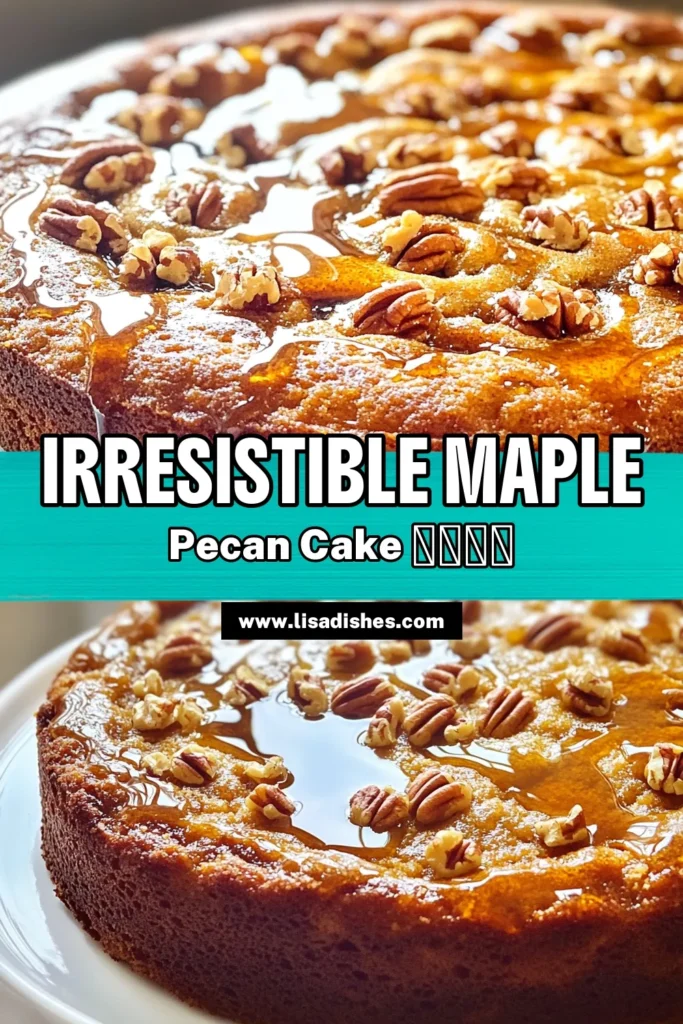 Indulge in the delightful tastes of Maple Pecan Coffee Cake with this easy-to-follow recipe! Perfect for breakfast or dessert, this cake combines rich maple syrup and crunchy pecans for a delicious treat. With simple ingredients and straightforward steps, you'll have a warm, moist cake ready to impress your family and friends. Click through to explore the full recipe and start baking today! #MaplePecanCoffeeCake #Baking #DessertRecipes #CoffeeCake