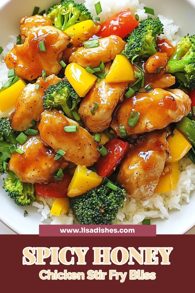 Discover the perfect blend of sweet and spicy with this Honey Sriracha Chicken stir fry! This Chicken Stir Fry Recipe brings together tender chicken thighs, vibrant vegetables, and a zesty honey Sriracha sauce for a delicious and Easy Stir Fry Chicken. Perfect for busy weeknights, this Spicy Honey Chicken will be a hit with everyone. Enjoy a satisfying meal in just 45 minutes! Save this for your Quick Dinner Recipes! #HoneySrirachaChicken #EasyStirFry #QuickDinner #SpicyHoneyChicken