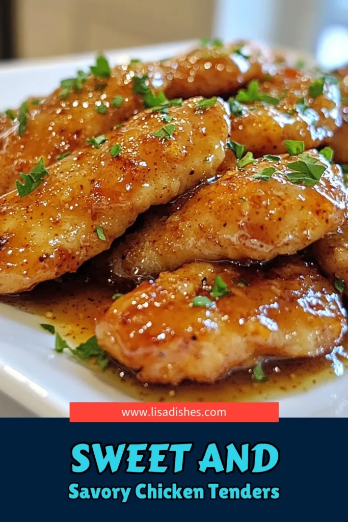 Discover the deliciousness of brown sugar chicken tenders with this easy chicken recipe! Perfect for busy nights, these baked chicken tenders are coated in a flavorful marinade that combines brown sugar, soy sauce, and spices for a healthy twist on quick dinner ideas. Try this simple and satisfying dish for your next meal and enjoy tender, juicy chicken everyone will love. Save this recipe for later! #BrownSugarChickenTenders #EasyChickenRecipes #BakedChickenTenders #HealthyChickenMarinades