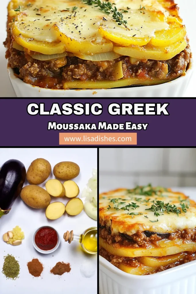 Discover the authentic Greek Moussaka recipe that’s a perfect blend of hearty moussaka ingredients, including layers of succulent eggplant and lamb. This traditional Greek casserole is topped with a creamy homemade béchamel sauce that elevates every bite. Ready to impress your family and friends? Follow this step-by-step guide and treat yourself to a delightful homemade meal. Save this recipe for your next cooking adventure! #GreekMoussaka #MoussakaRecipe #HomemadeBéchamel #TraditionalCasserole