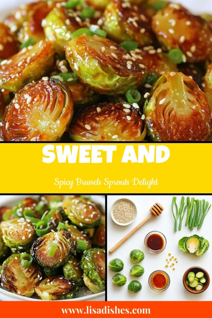 Elevate your meal with this Honey Sriracha Brussels sprouts recipe! Perfectly roasted, these spicy Brussels sprouts are drizzled in a sweet honey glaze that’s sure to impress. This healthy side dish recipe is simple to make and loaded with flavor. Whether you’re hosting or just enjoying a weeknight dinner, this dish will be a hit! Save this recipe for a delicious, nutritious addition to your table! #BrusselsSprouts #HealthyRecipes #SpicyFood #SideDishIdeas