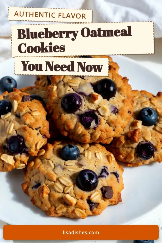 Start your day right with these delightful blueberry oatmeal cookies! Packed with nutrients, these healthy breakfast cookies are made with whole wheat flour and rolled oats, making them a guilt-free treat for busy mornings. Easy cookie recipes like these oatmeal cookies with blueberries will keep you satisfied and energized. Don't miss out—try this recipe today and savor the goodness! Save this for later! #BlueberryOatmealCookies #HealthyBreakfast #WholeWheatCookies #EasyCookieRecipes