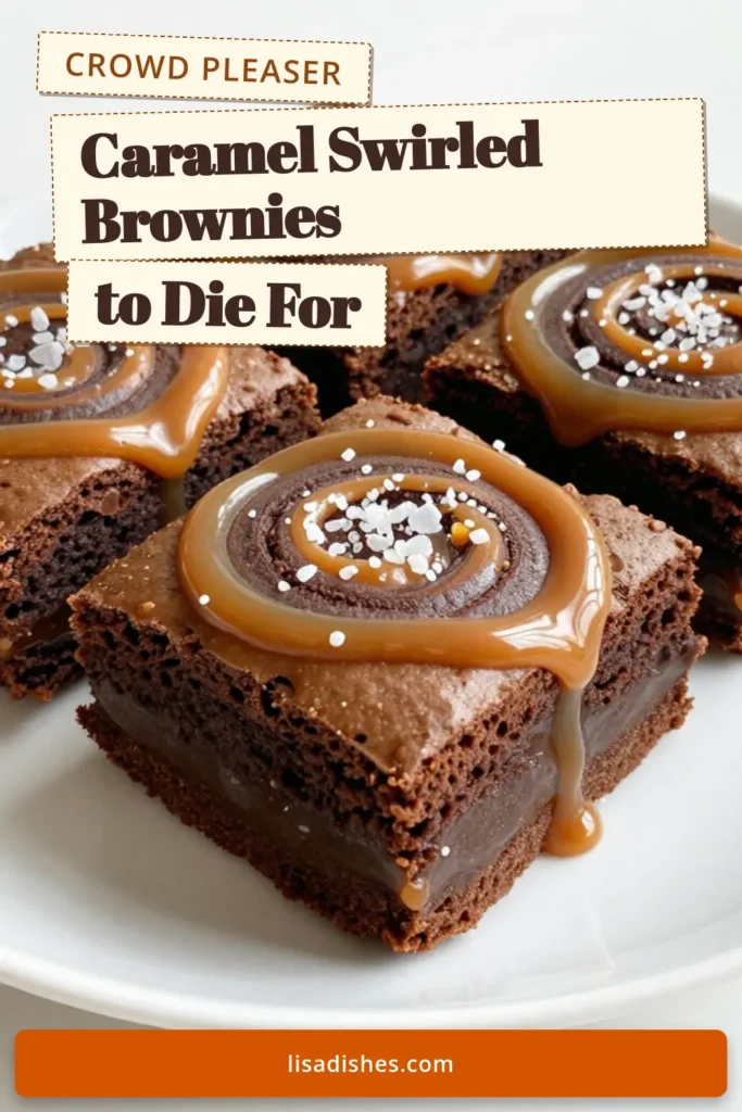 Indulge in these rich Caramel Swirl Brownies that are the ultimate chocolate caramel treat! This caramel brownies recipe combines gooey homemade brownies with caramel and chocolate swirl for an easy caramel dessert that will impress your guests. Enjoy a slice of decadence with every bite. Perfect for any occasion, you won’t want to miss out! Save this recipe for your next baking adventure! #CaramelBrownies #ChocolateSwirlBrownies #EasyDessert #BrowniesRecipesc