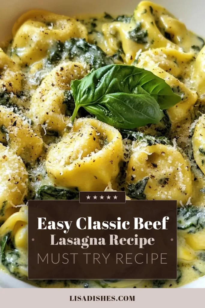 Indulge in the delightful flavors of this creamy spinach tortellini skillet, perfect for busy weeknights. With just 20 minutes of prep, you can whip up this Italian-inspired dish that combines rich, creamy sauce and fresh spinach. It's one of the easiest tortellini recipes you'll find! Enjoy a quick weeknight dinner that your whole family will love. Click to discover the recipe now! #CreamySpinachTortellini #EasyTortelliniRecipes #SkilletPastaDishes #QuickDinnerRecipes