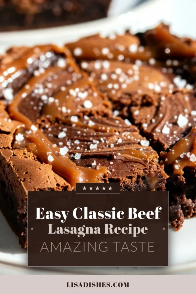 Indulge in the deliciousness of salted caramel mocha brownies! This easy brownie dessert with caramel combines fudgy mocha brownies with rich homemade salted caramel sauce for an irresistible treat. Perfect for chocolate lovers, our fudgy mocha brownies recipe is simple to make and will wow your guests. Try this chocolate caramel brownie recipe and elevate your dessert game. Save this recipe for your next baking adventure! #BrownieRecipe #DessertIdeas #Caramel #ChocolateLovers