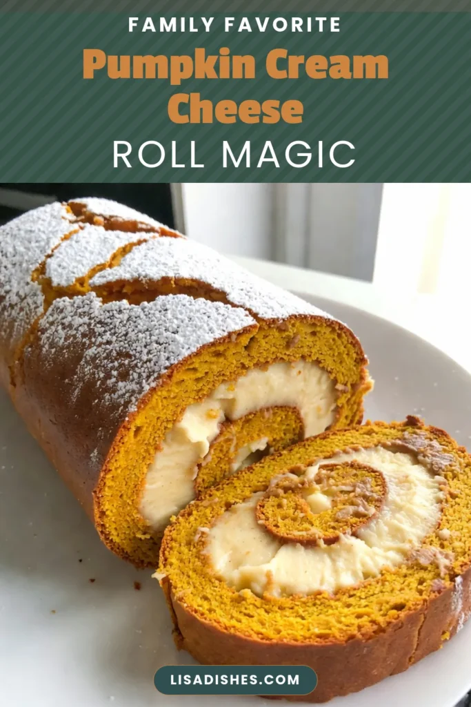 Discover the ultimate fall treat with this Cinnamon Pumpkin Roll featuring a delightful cream cheese filling. This easy pumpkin cake roll combines warm spices and creamy sweetness for a perfect autumn dessert. Whether you're hosting a gathering or enjoying a cozy night in, this Pumpkin Dessert Roll is sure to impress. Pin this delicious Cream Cheese Filling Recipe for a festive addition to your dessert table! #CinnamonPumpkinRoll #PumpkinDessert #FallDesserts #EasyRecipes