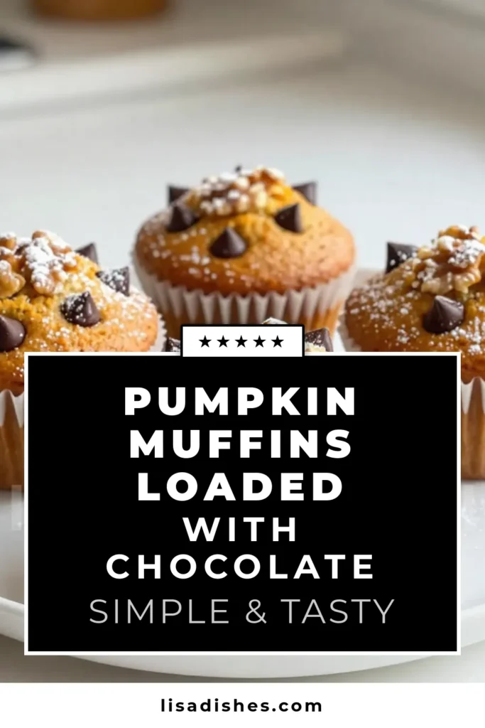 Indulge in these delicious Chocolate Chip Pumpkin Muffins, perfect for your fall baking adventures! This easy muffin recipe combines the rich flavors of pumpkin and chocolate for a delightful treat. Whether you're a baking pro or a beginner, this pumpkin muffins recipe will impress all your guests. Bake a batch today and enjoy these scrumptious chocolate pumpkin treats! Don’t forget to save this recipe for later! #FallBakingRecipes #EasyMuffinRecipes #ChocolatePumpkinTreats #PumpkinMuffinsRecipe