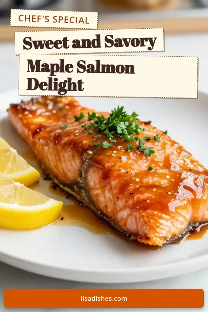Discover this delicious Maple Glazed Salmon recipe that's perfect for any night of the week! With easy salmon recipes like this, you can whip up a healthy salmon dinner in just 45 minutes. This baked salmon with maple syrup is both gluten-free and packed with flavor, making it a great choice for everyone. Try it today and impress your family! Don't forget to save this recipe for later! #MapleGlazedSalmon #EasySalmonRecipes #HealthyDinner #GlutenFreeRecipe