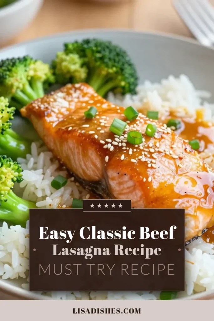 Discover the deliciousness of honey garlic glazed salmon, the perfect choice for healthy salmon dinner ideas! This easy salmon recipe combines a rich soy sauce marinade with honey for a mouth-watering baked salmon with honey glaze. Perfect for weeknight meals or special occasions, this dish is quick to prepare and packed with flavor. Save this recipe for your next dinner! #SalmonRecipes #HealthyDinner #HoneyGarlicGlazedSalmon #EasyRecipes