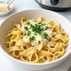 Instant Pot Butter Parmesan Noodles Quick and Easy Dish